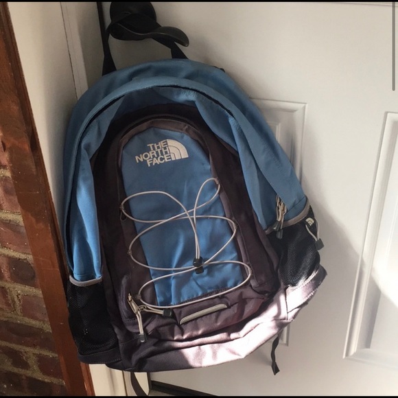 NORTHFACE JESTER BLUE GRAY BACKPACK - Picture 1 of 5